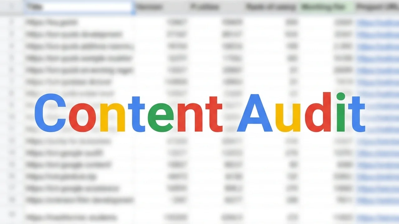 Content audit: Keep / Update / Consolidate / Delete methodology