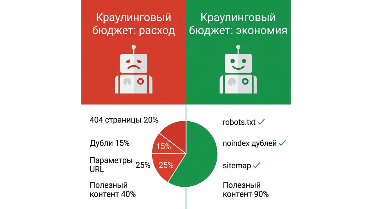 Краулинговый бюджет: как он расходуется и как его сэкономить