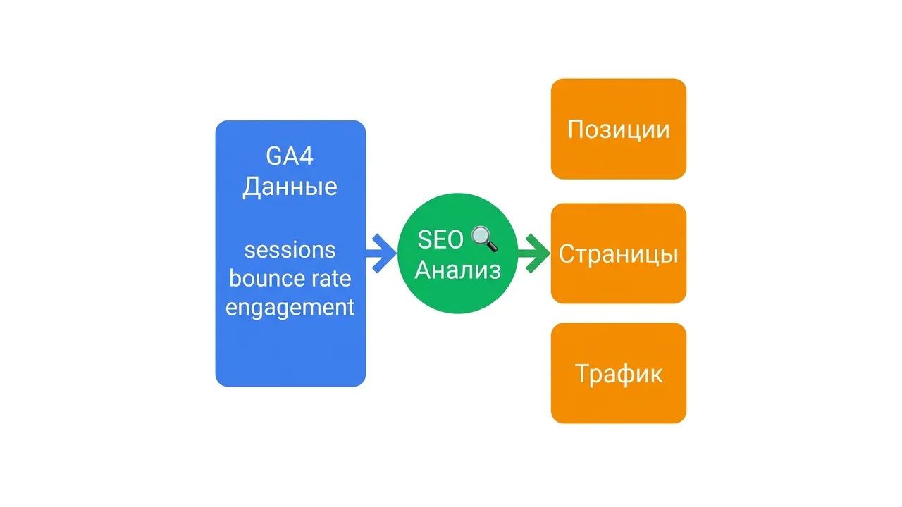 Данные GA4 для SEO: от сеансов до анализа ранжирования и трафика
