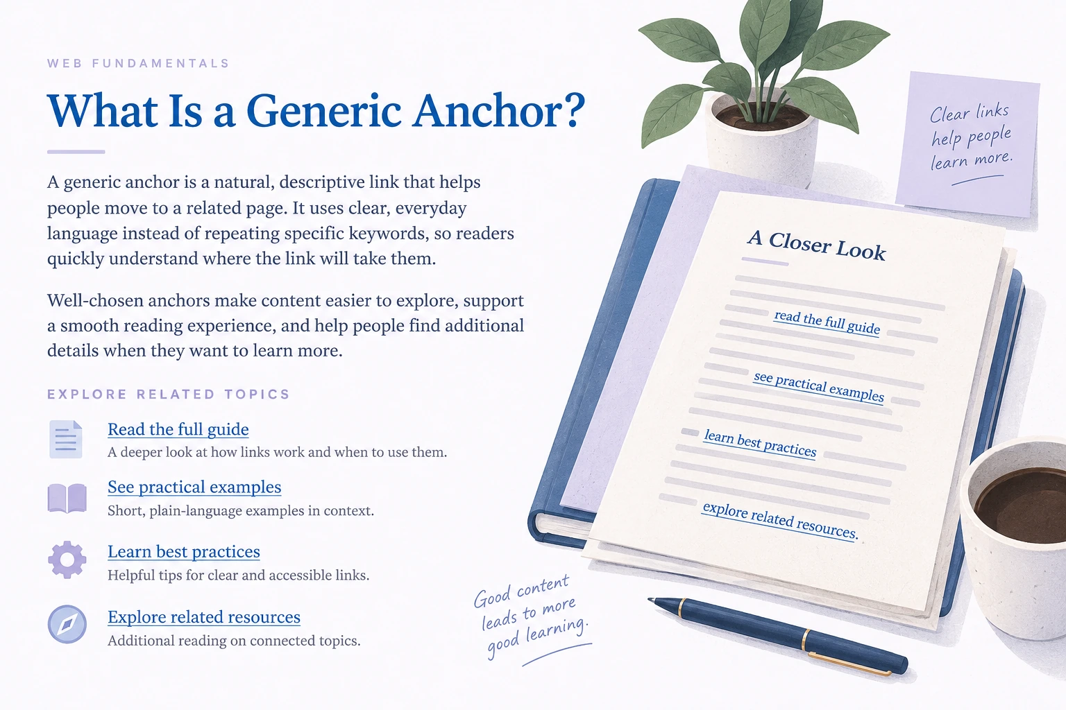 Conceptual educational illustration for Generic Anchor