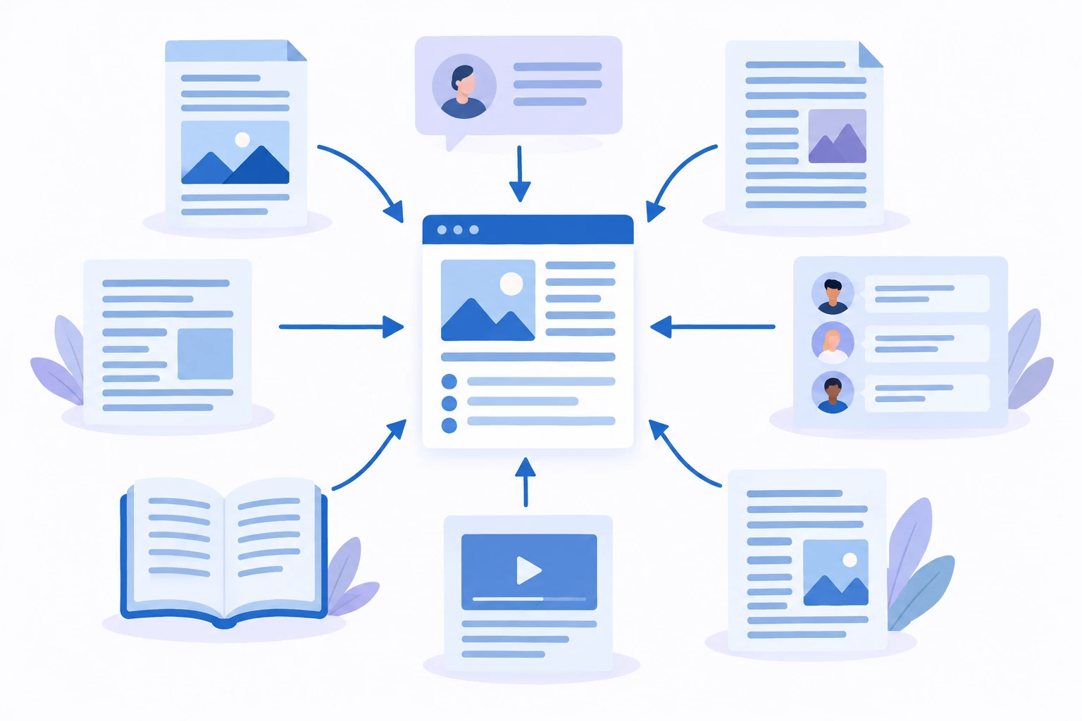 Conceptual diagram explaining Link Diversity.