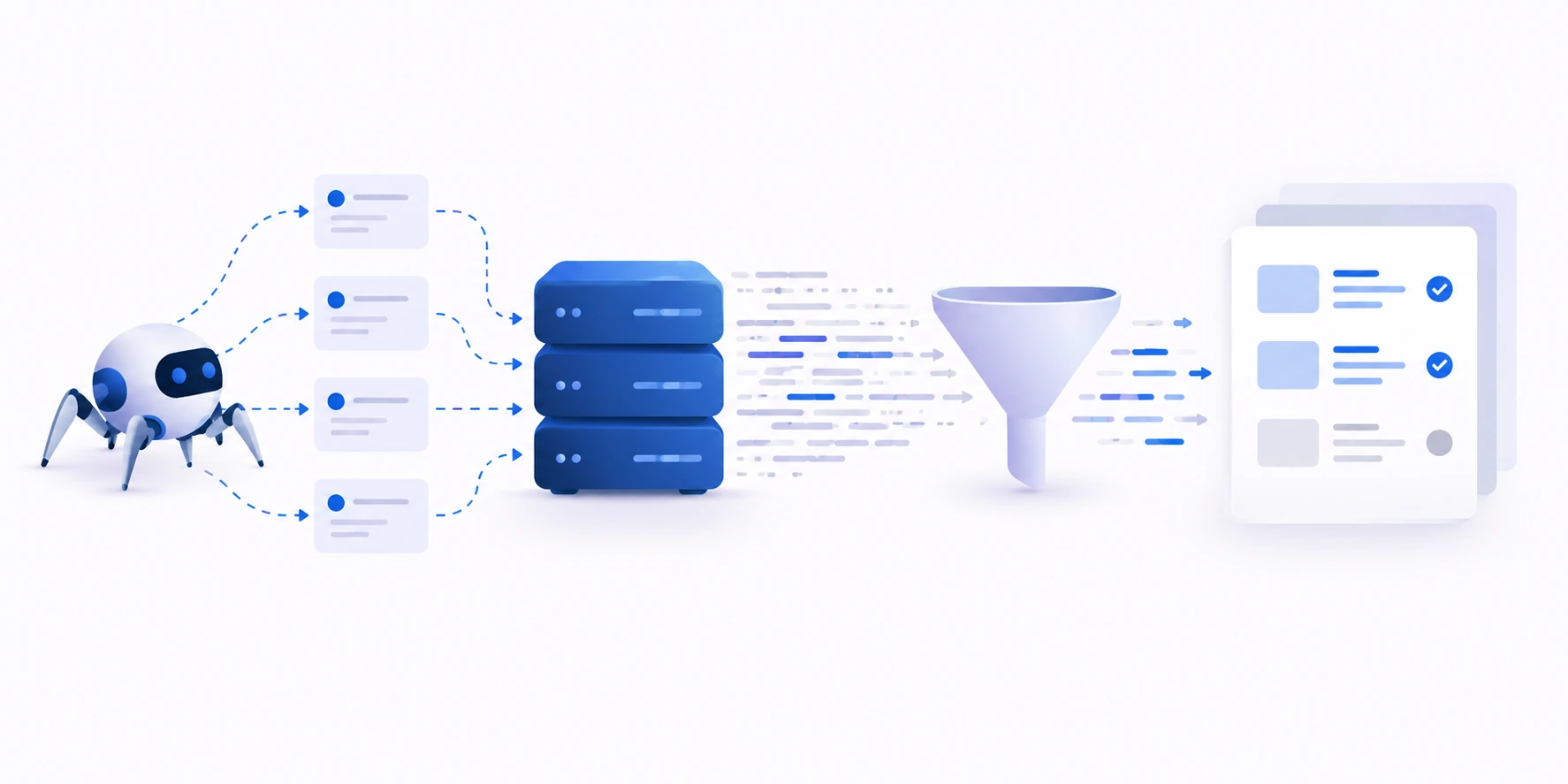 Conceptual illustration for Log File Analysis.