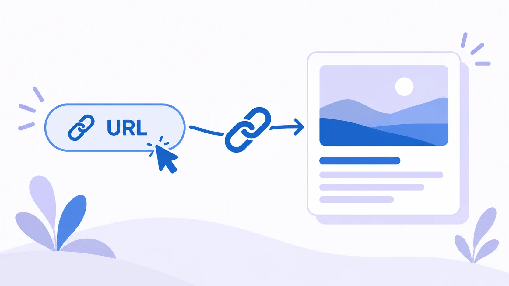 Conceptual diagram explaining Naked URL Anchor.